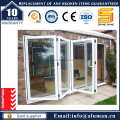 Aluminum Glass Balcony Bi-Folding Door with Thermal Break Profile